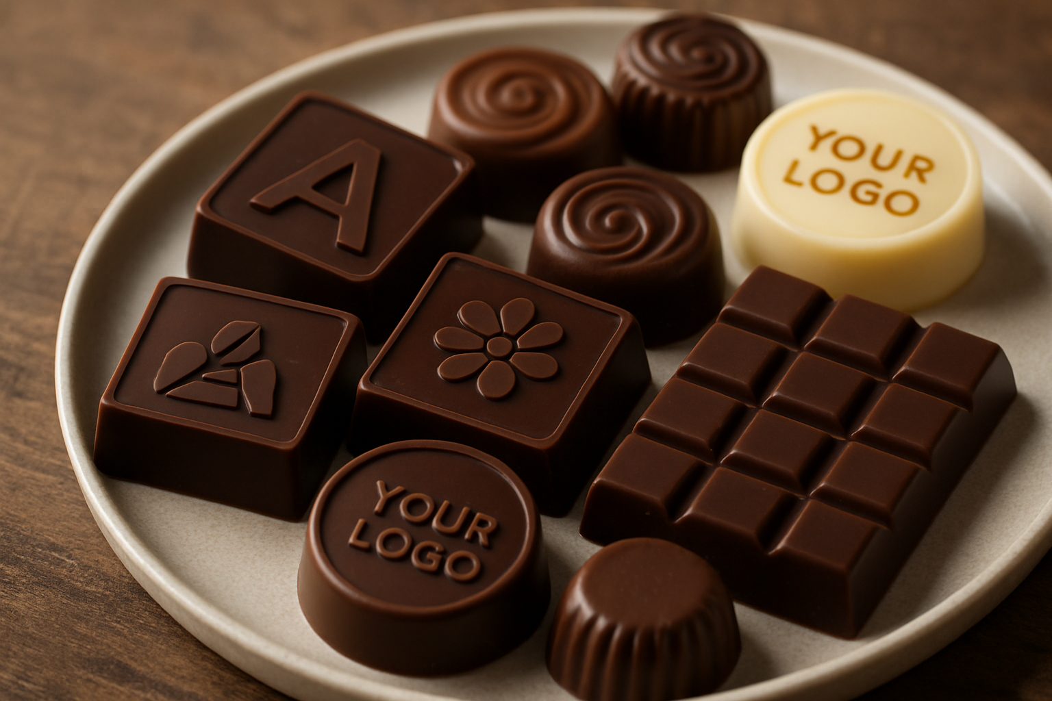 Chocolates personalizados de calidad